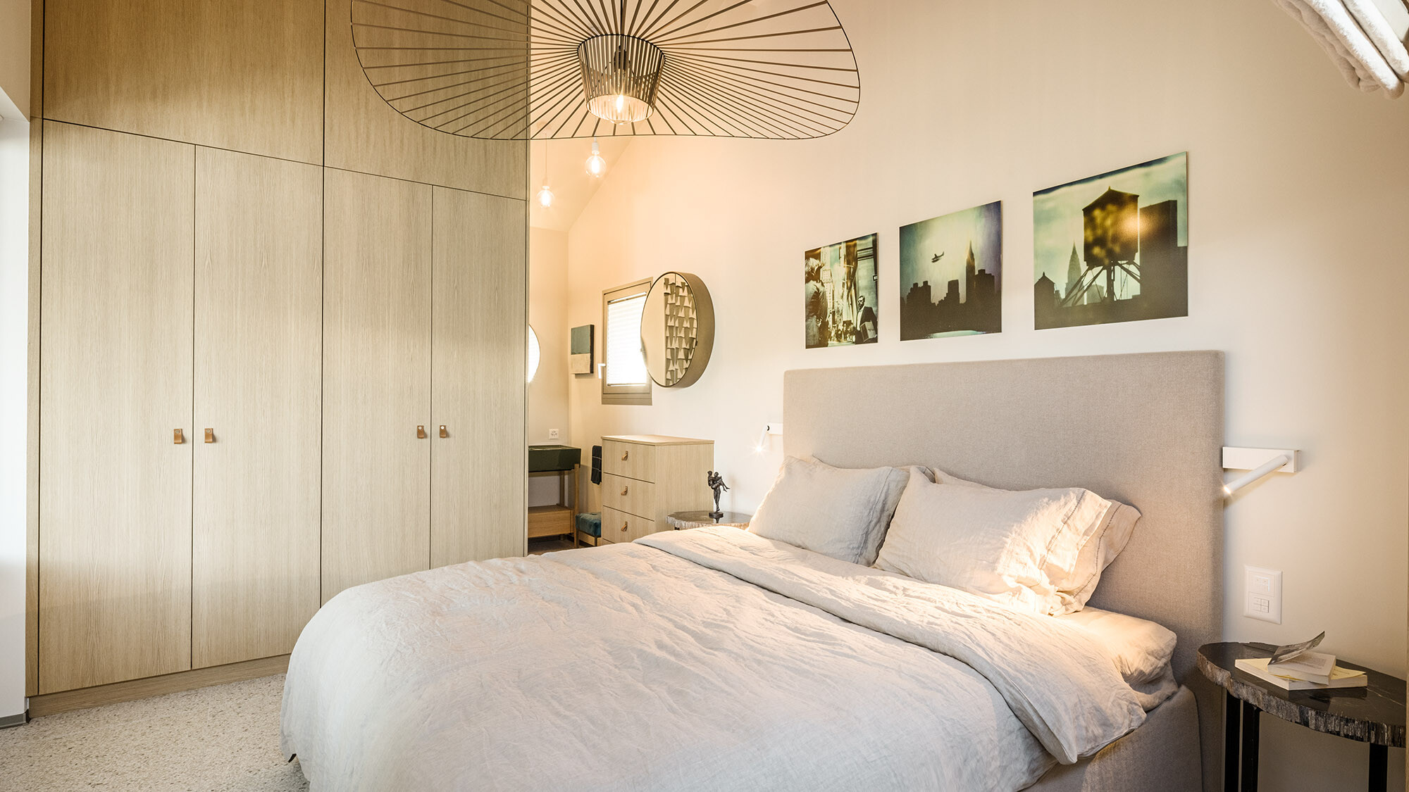Interior view of the bedroom.