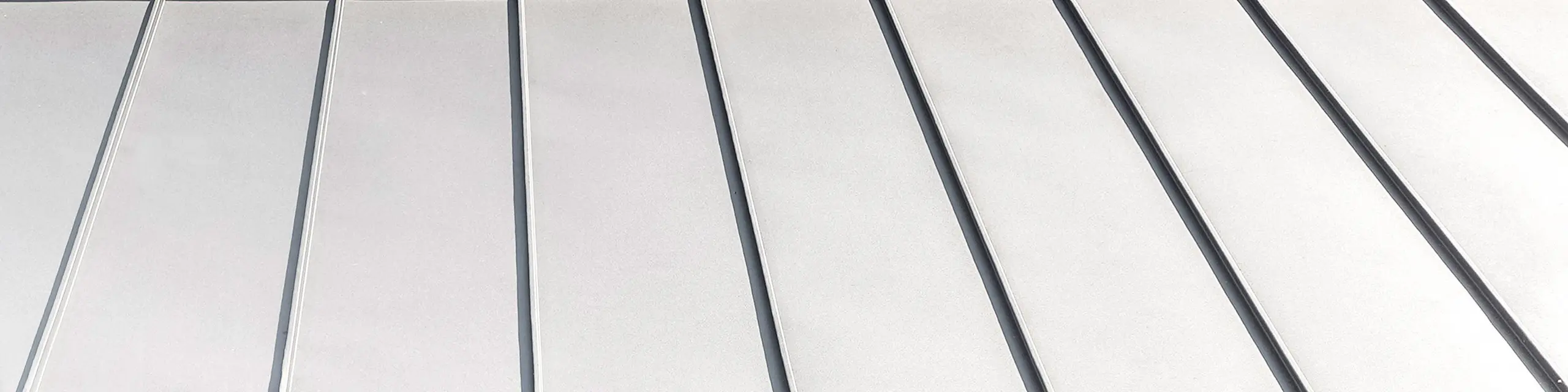 Close-up of the elegant Prefalz roof