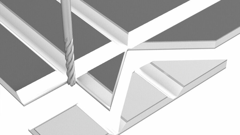 Machining option of PREFABOND aluminium composite panels - notching 