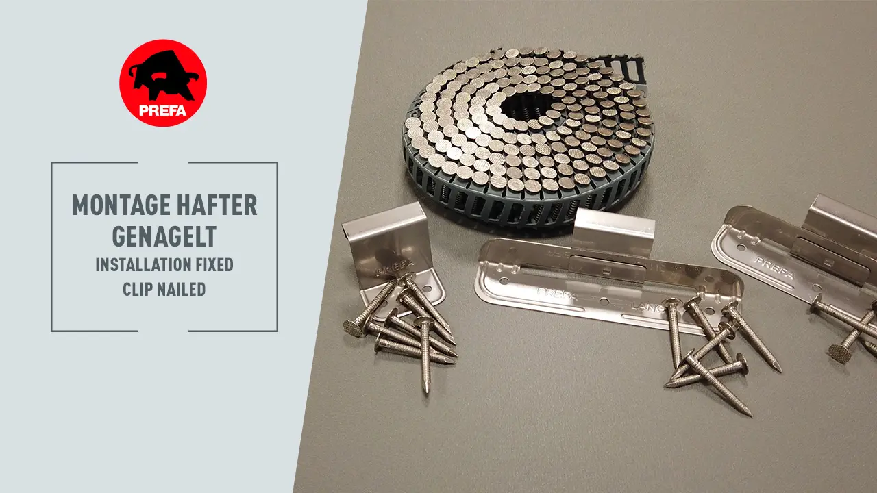Thumbnail for the video "Mounting Adhesive Prefalz"