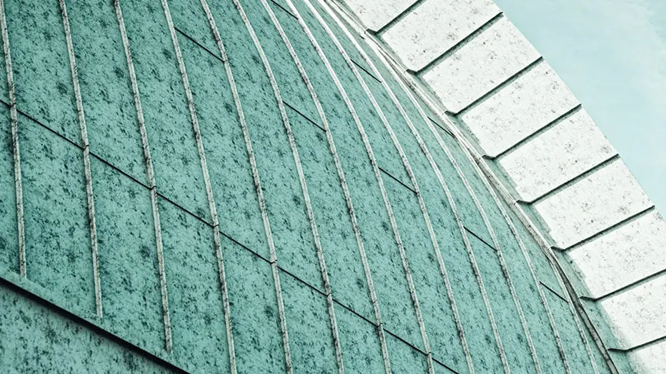 Stein brewery, Spilka building, PREFA-cupola, Prefalz, P.10 patina green, monument protection, Blumentál, Bratislava, Slovakia