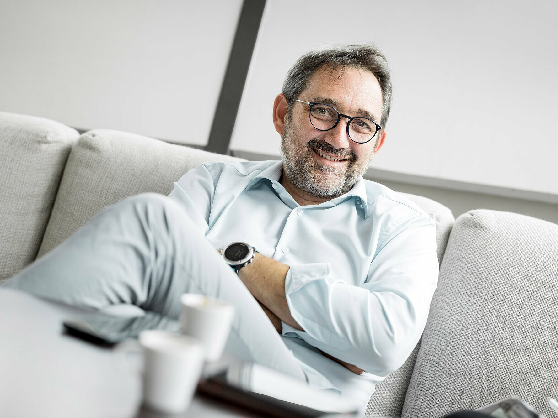 Portrait of the lead architect Martin Armingeat from the office 2AD Architecture from Vanves.